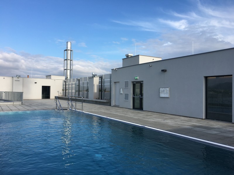 Provisionsfreie Neubauwohnung mit Pool am Dach