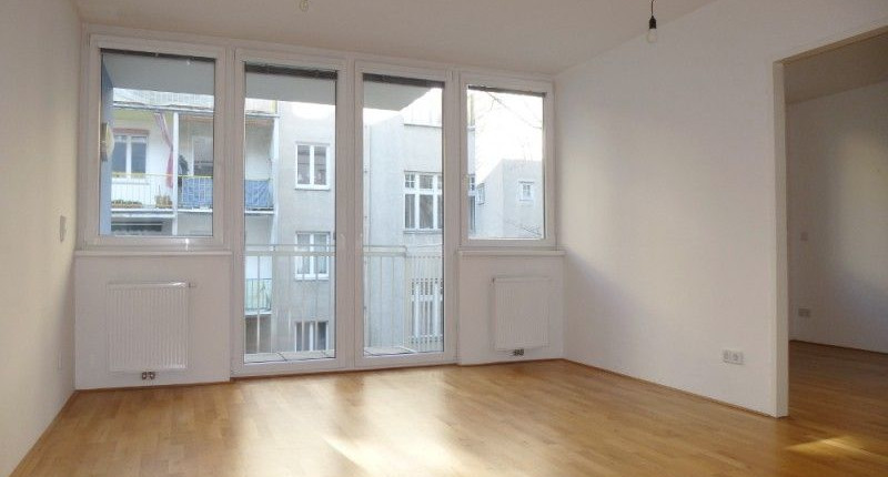 Hofseitige 2-Zimmer-Wohnung mit Balkon