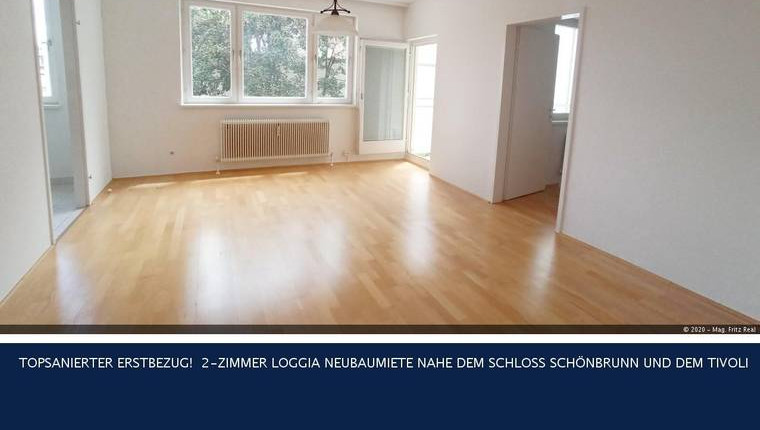 2-Zimmer-Erstbezugswohnung mit Loggia bei Schönbrunn