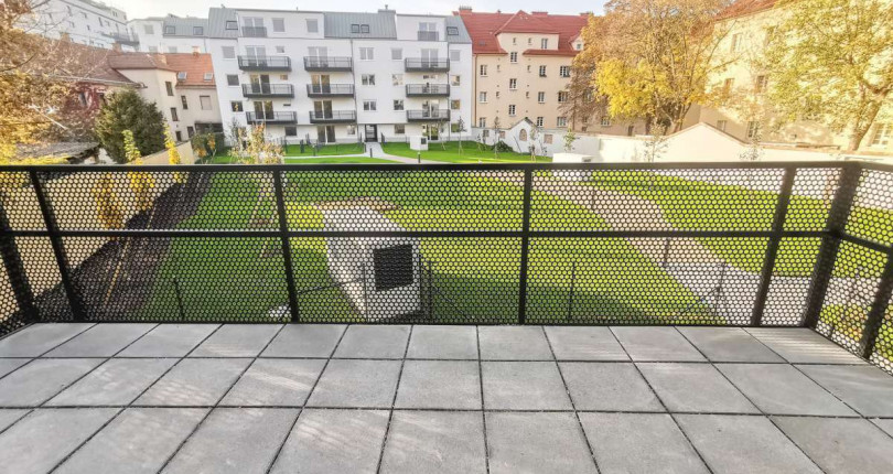 Kleine Wohnung mit sehr großem Balkon