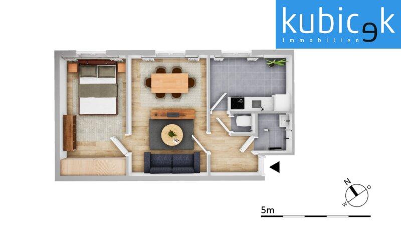 Grundriss der Wohnung