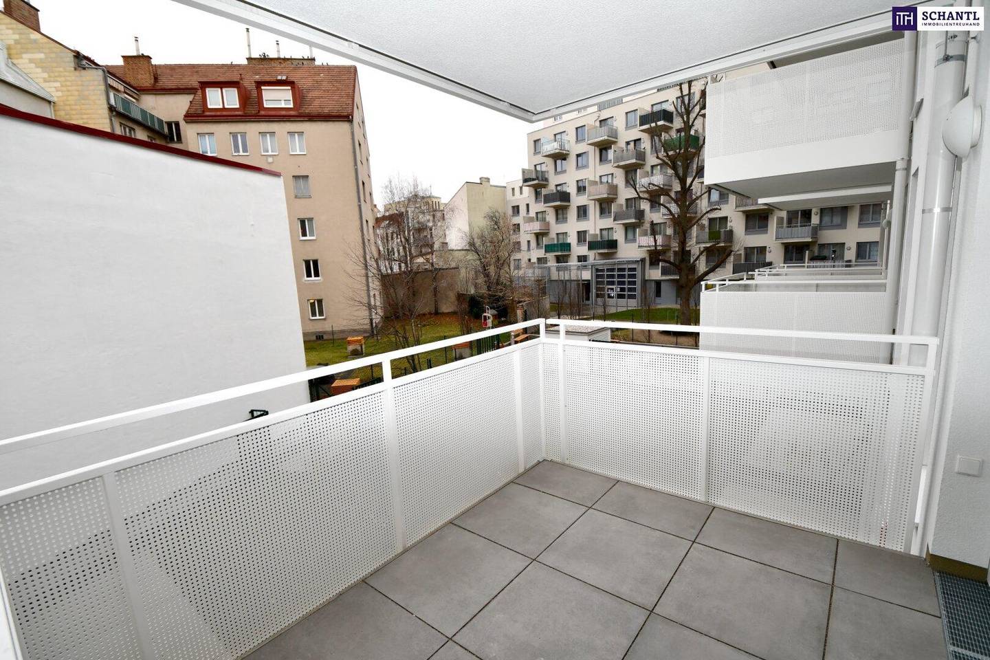 Ruhige 2-Zimmer-Wohnung mit feinem Balkon im Innenhof