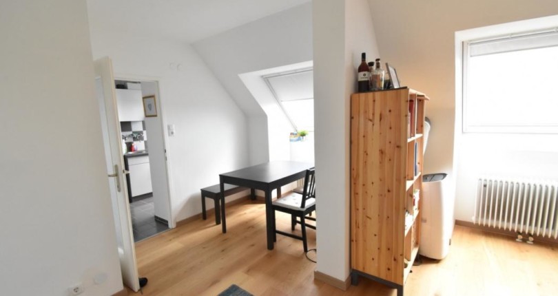 Helle 2-Zimmer-Dachgeschosswohnung unter 550€