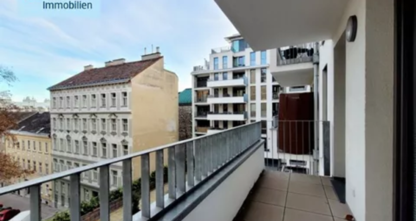Hofseitige 2-Zimmer-Neubauwohnung mit Balkon