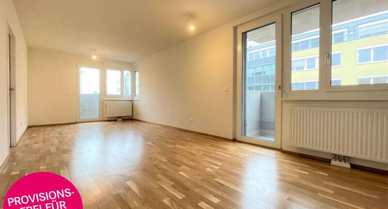 Provisionsfrei: 2 Zimmer Wohnung mit Balkon in der Geiselbergstraße in 1110, Simmering!