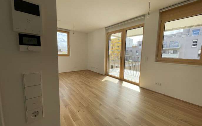 2-Zimmer-Erstbezugswohnung mit großem Balkon am Spitzahornweg