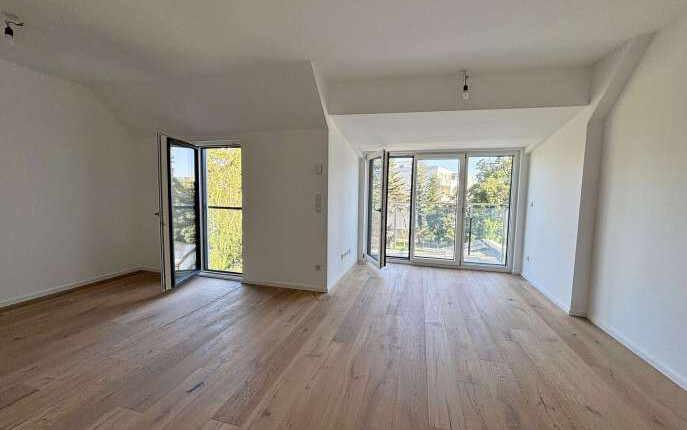 2-Zimmer-Neubauwohnung mit Balkon in Grünruhelage
