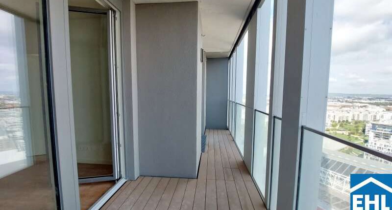 2-Zimmer-Wohnung mir Rooftop-Pool und Balkon in Donaustadt